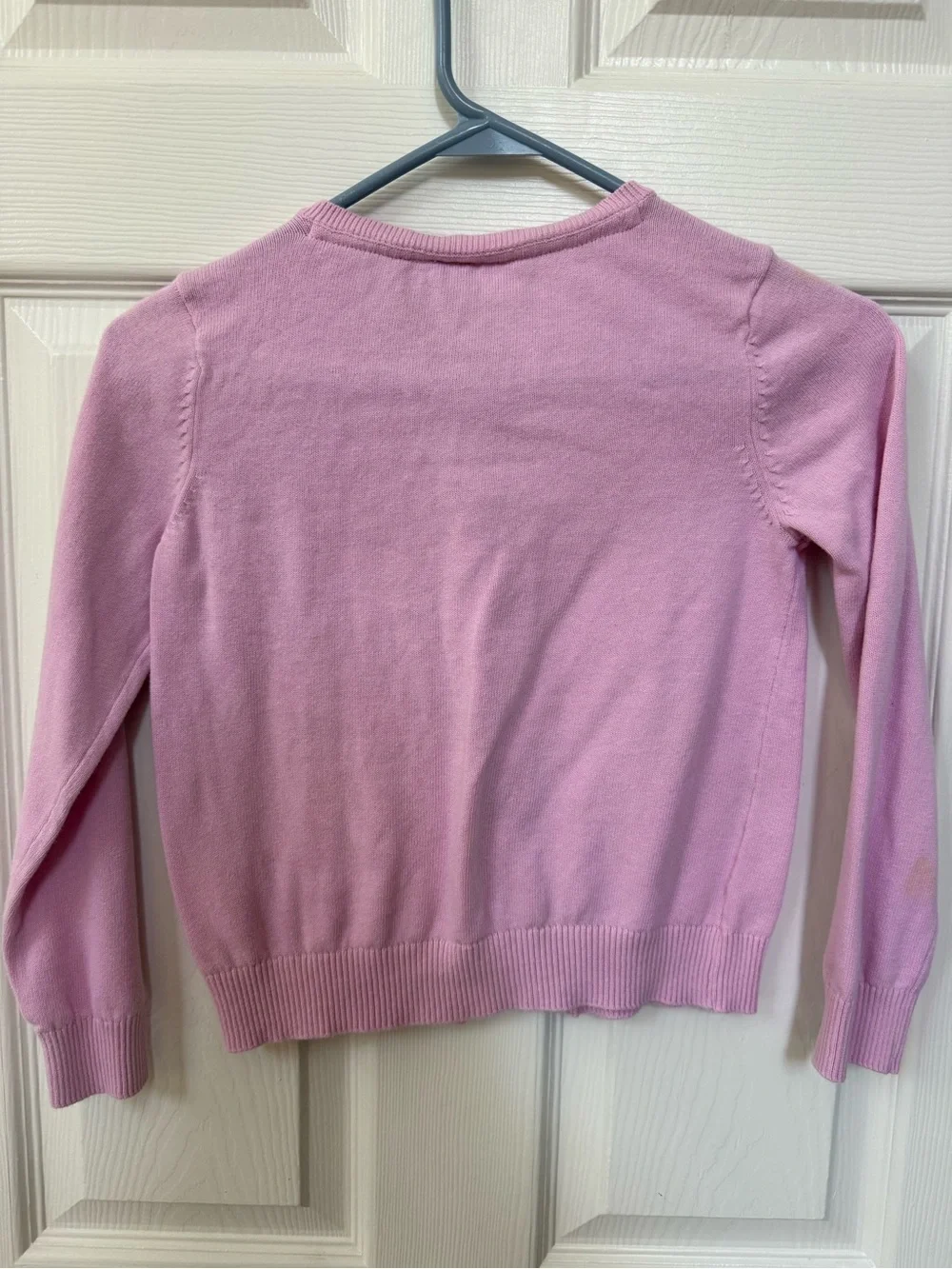 The Children's Place Light Pink Button-Up Crewneck Cardigan